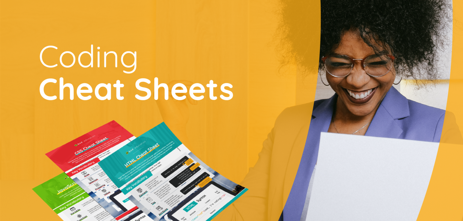 Coding Cheat Sheets | Download Now | BSD Education