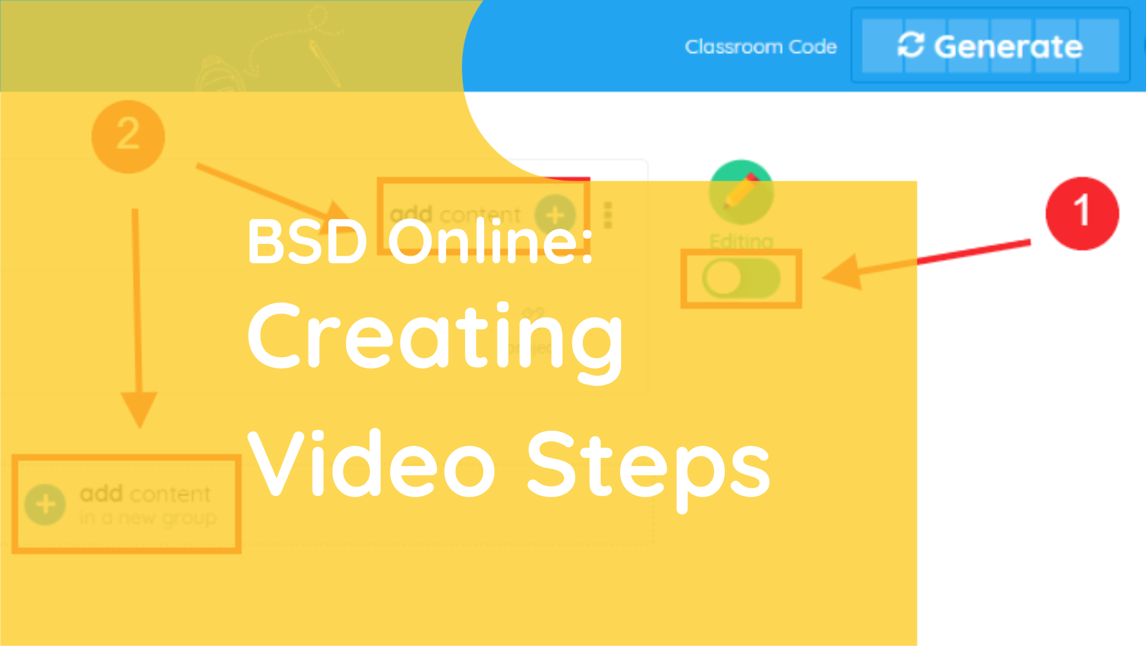 Creating videos steps on bsd online bsd education